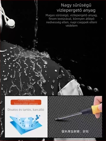 Grafén fleece-béléssel vastag téli férfi pamut kabát kapucnival, levehető zipzárral M2852