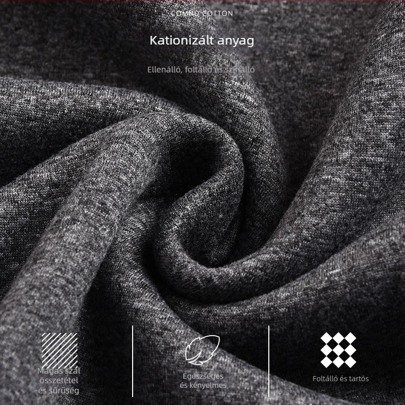 Időseknek szóló melegítő készlet – dupla rétegű felső Milk Silk és poliészterből, kardigán Sherpa Velvet és nadrág, meleg, antibakteriális, anti-pilling