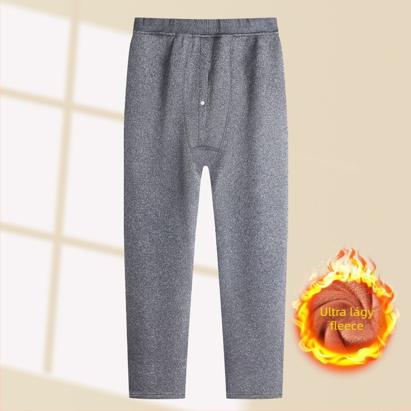 Időseknek szóló melegítő készlet – dupla rétegű felső Milk Silk és poliészterből, kardigán Sherpa Velvet és nadrág, meleg, antibakteriális, anti-pilling