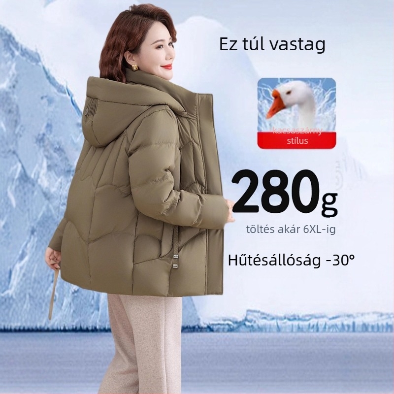 Női tollas dzseki - libatollal töltött, Down tartalom 86–90%, Töltet 301–350 g, Cipzáras zárás, Normál hossz