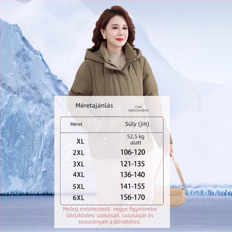 Női tollas dzseki - libatollal töltött, Down tartalom 86–90%, Töltet 301–350 g, Cipzáras zárás, Normál hossz