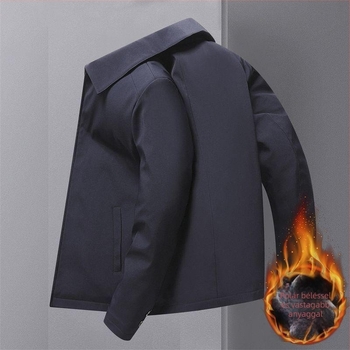 Téli kabát kapucnival és reverrel, gyapjú külső és nyúl szőrből készült bélés (2025 tavaszi modell)