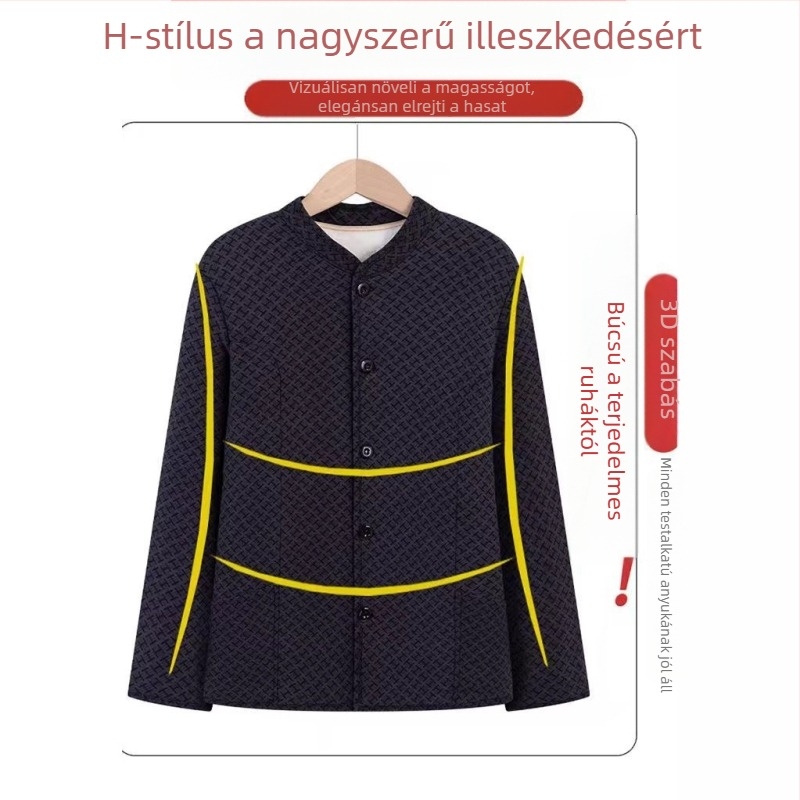 Középkorú és idősebb férfiak téli vastag bélelt kabátja fleece bélésű, kapucnival