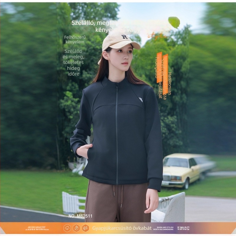 Kasile zipzáros dzseki, Slim fit, külső nylon 70–80%, belső poliészter-elasztán 95%+, töltet 100% juhgyapjú