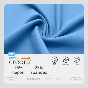 Új spagetti pántos jóga sportmelltartó nőknek, varrástól mentes, teljes kosár, rögzített halter vállpánt, beépített betét, fő anyag 75% nylon, 25% spandex; bélés: 25% spandex.