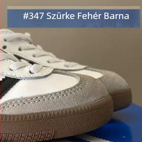 Gyerekeknek szóló edzőcipő, kétszínű bőrfelső, gumitalp, alacsony boka, blokkos mintázat, textil belső