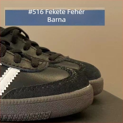 Gyerekeknek szóló edzőcipő, kétszínű bőrfelső, gumitalp, alacsony boka, blokkos mintázat, textil belső