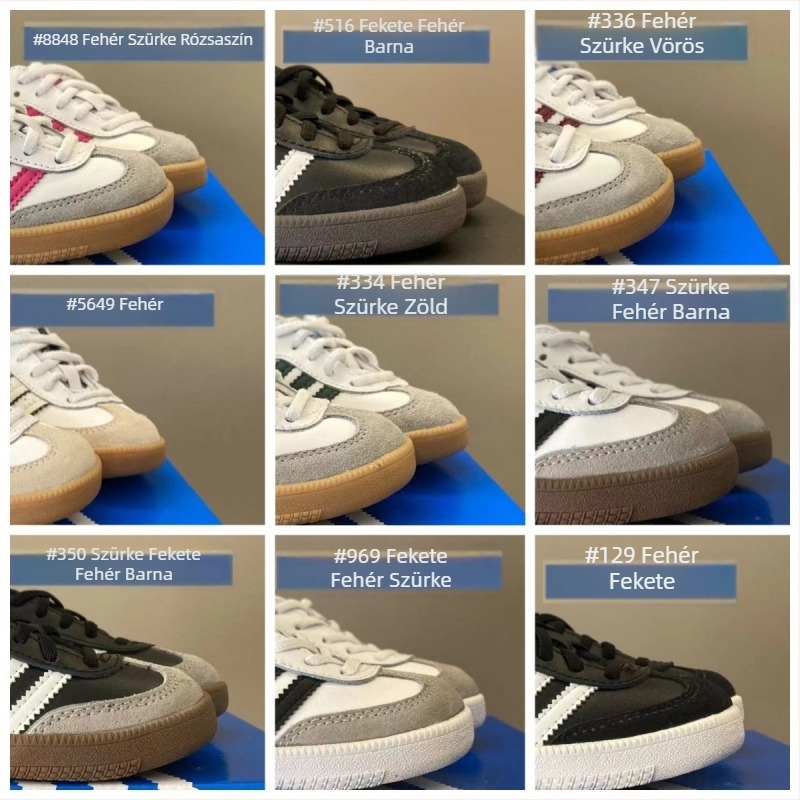 Gyerekeknek szóló edzőcipő, kétszínű bőrfelső, gumitalp, alacsony boka, blokkos mintázat, textil belső