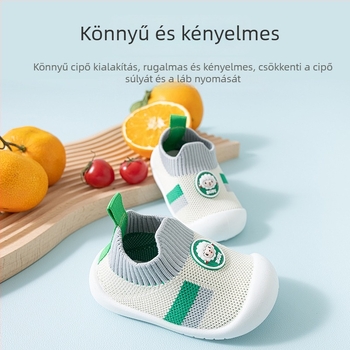 Gyerekeknek készült koreai stílusú alacsony felső részű cipő, fűző nélküli, pamut felsőrész, TPE talp, injektált konstrukció, cartoon mintázat