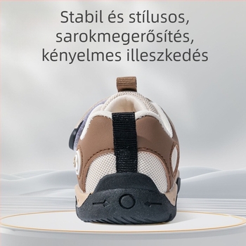 Bramil gyerekcipő, uniszex, alacsony profilú, Velcro-záras, kültéri sportcipő, őszi 2025