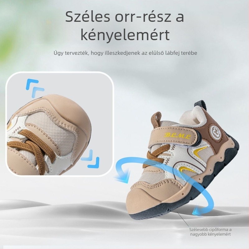 Bramil gyerekcipő, uniszex, alacsony profilú, Velcro-záras, kültéri sportcipő, őszi 2025