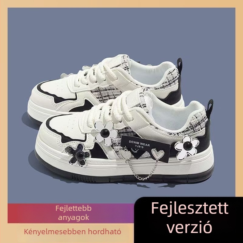 Lányoknak szóló sportcipők vékony talppal (PU felsőrész; Velcro-zárás; műanyag talp; csúszásmentes)