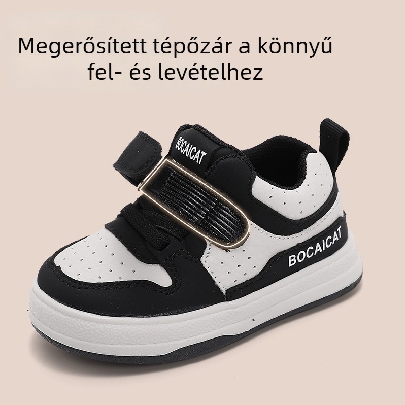 Gyermekek funkcionális cipői tavaszra és őszre, csúszásmentes puha talppal, könnyű, sokoldalú hétköznapi sportcipő