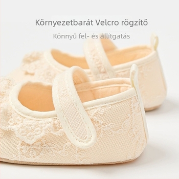 Princess sorozat gyerekcipő, felsőrész pamutvászonból, talp pamutból, belső pamutból, puha talp, kerek orr