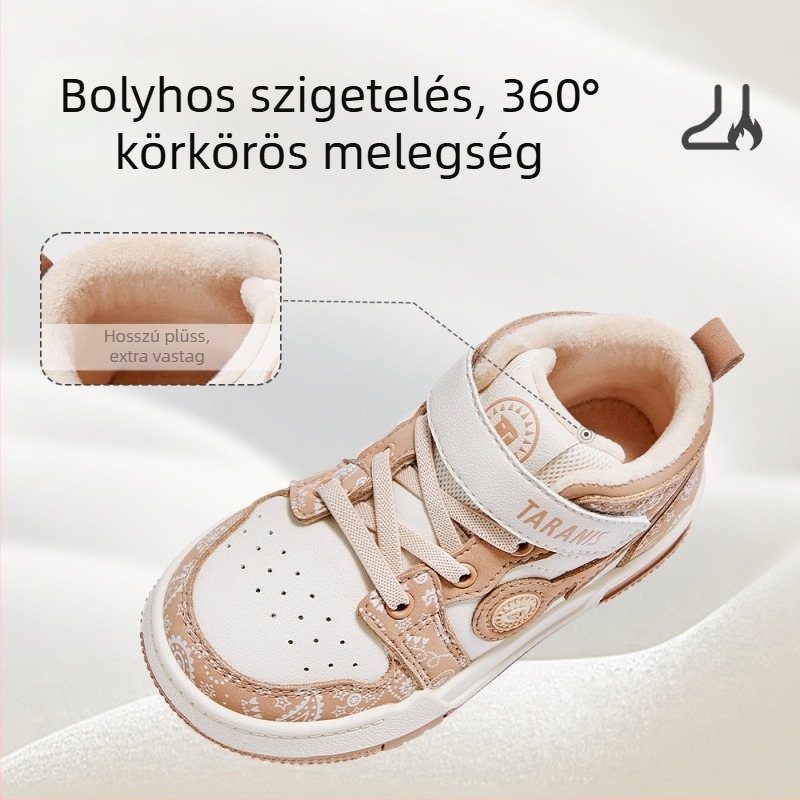 Taranis téli gyerekeknek való sportcipő fleece béléssel – meleg és kényelmes, uniszex