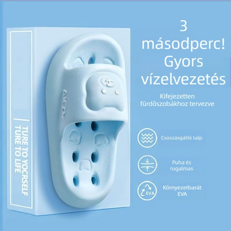 Gyerekeknek EVA fürdőpapucs, csúszásmentes, gyorsan száradó, uniszex