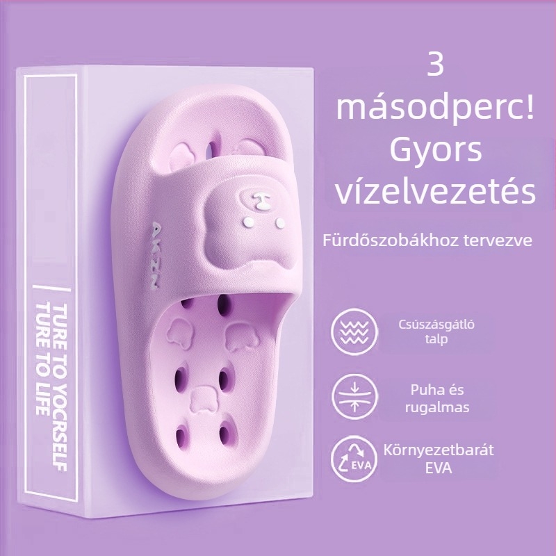 Gyerekeknek EVA fürdőpapucs, csúszásmentes, gyorsan száradó, uniszex