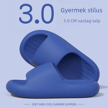 Gyerekeknek való nyári EVA talpú papucs, csúszásmentes, lélegző, uniszex