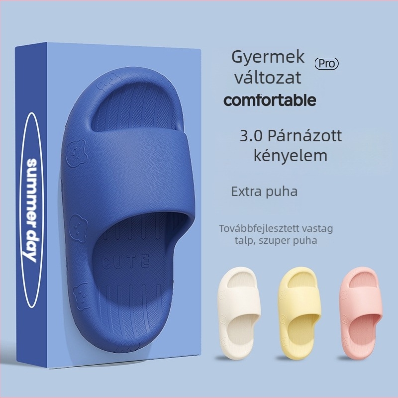 Gyerekeknek való nyári EVA talpú papucs, csúszásmentes, lélegző, uniszex