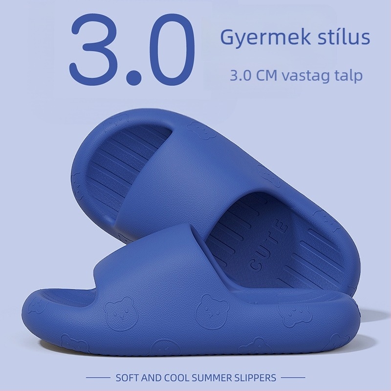 Gyerekeknek való nyári EVA talpú papucs, csúszásmentes, lélegző, uniszex