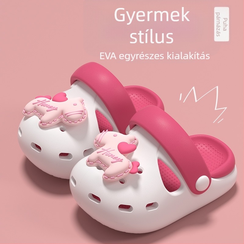 Lyukas nyári gyerek szandál, csúszásmentes puha talppal, könnyű, uniszex 1-3 éveseknek
