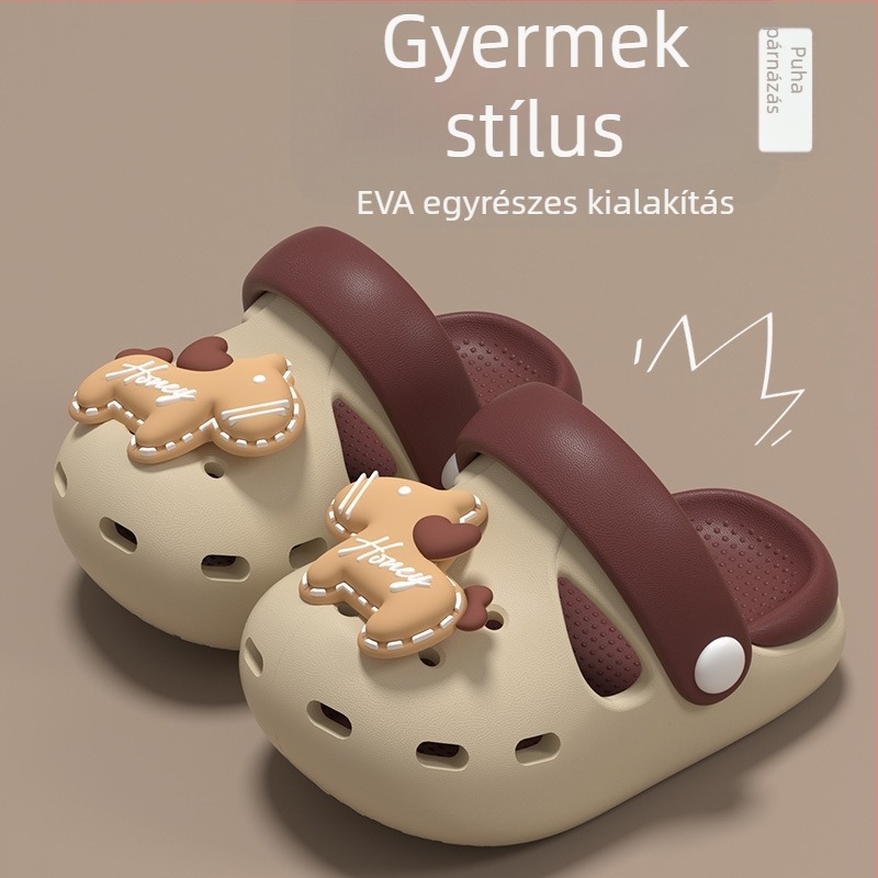 Lyukas nyári gyerek szandál, csúszásmentes puha talppal, könnyű, uniszex 1-3 éveseknek