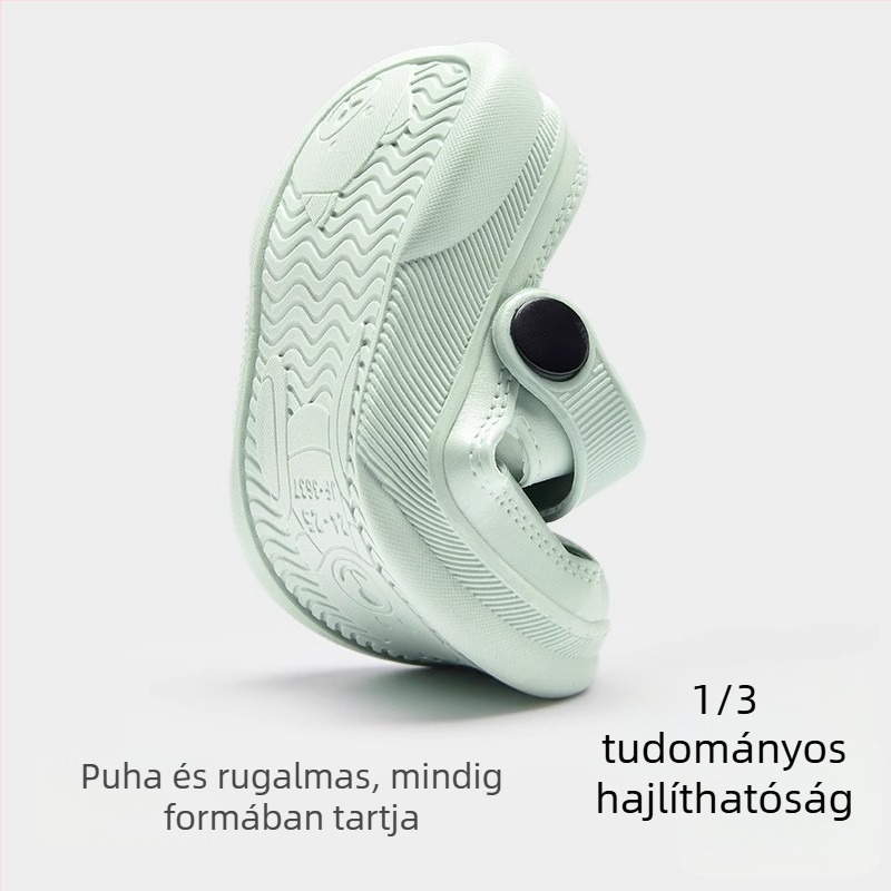Beptides Gyerek Szandál 1–3 Éveseknek, Uniszex Beltéri és Kültéri Viselésre, Anti-Slip EVA Talp, PVC Felsőrész