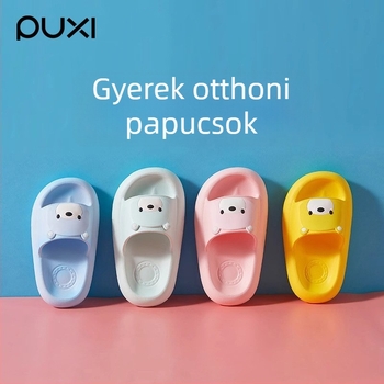 Gyerekeknek szandál EVA felsőrész és EVA talp, állatmintás, csúszásmentes