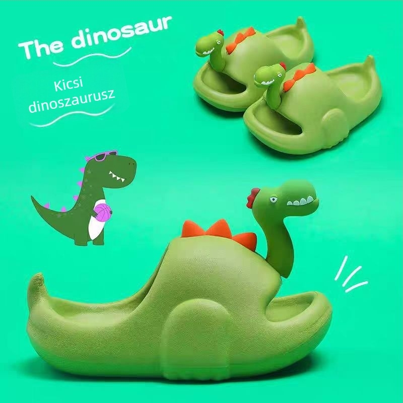 Gyermekek EVA szandálok – EVA felsőrész, EVA talp, állatos minta, csúszásmentes talp, 4–16 éveseknek