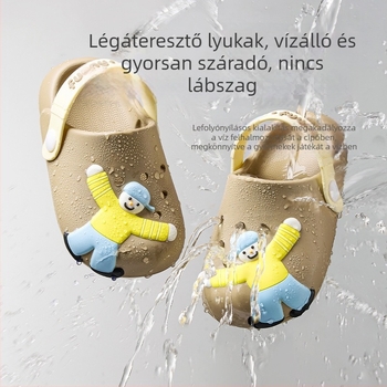 Gyerekeknek szánt szandálok EVA felsőrésszel, uniszex, 2–6 évesek, bélés nélkül