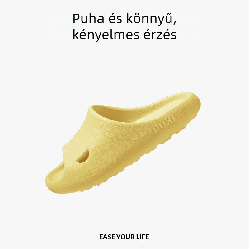 Kis cápa mintás gyerek szandál, puha talpú, csúszásmentes beltéri nyári papucs