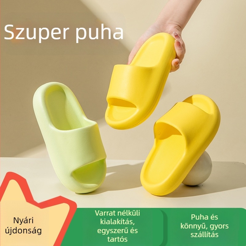 Gyerekeknek készült vastag talpú slip-on szandál, belső- és kültéri használatra, csúszásmentes EVA