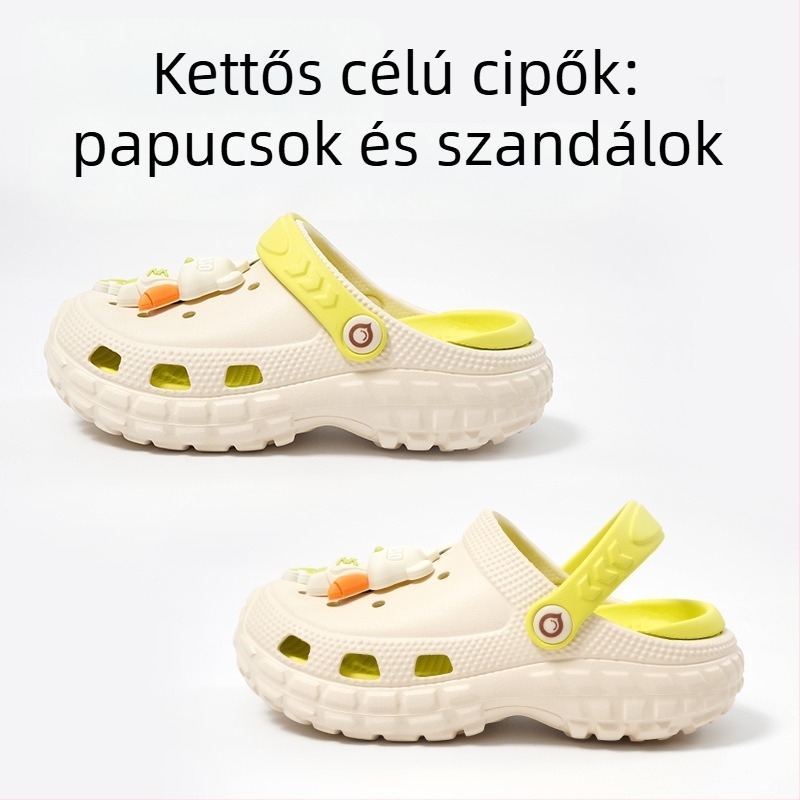 Gyerek EVA klumpa, uniszex, csúszásmentes, 4–16 éveseknek, nyár, strand