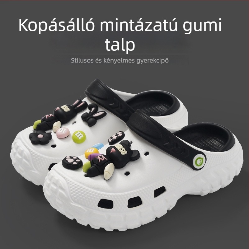 Gyerek EVA klumpa, uniszex, csúszásmentes, 4–16 éveseknek, nyár, strand