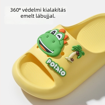 Gyerekeknek szóló EVA szandálok – állatos mintával, csúszásmentes talppal, EVA felsőrész és EVA talp