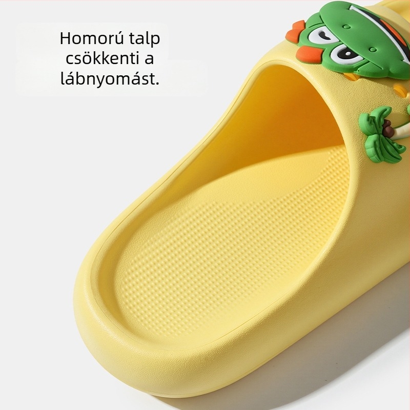 Gyerekeknek szóló EVA szandálok – állatos mintával, csúszásmentes talppal, EVA felsőrész és EVA talp