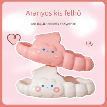 Lányok nyári EVA papucs, csúszásmentes felületű felhőmintázat, EVA felsőrész és EVA talp, 4–12 éveseknek