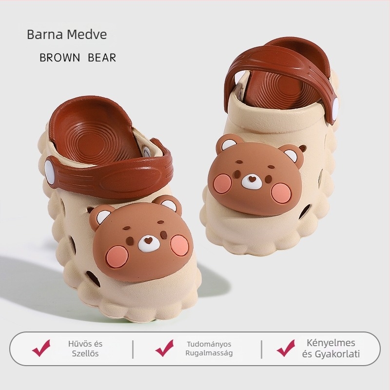 Gyerekek EVA szandálja – uniszex, Cartoon Paradise stílus, EVA felső rész, 2–7 éveseknek, SAYAJOJO