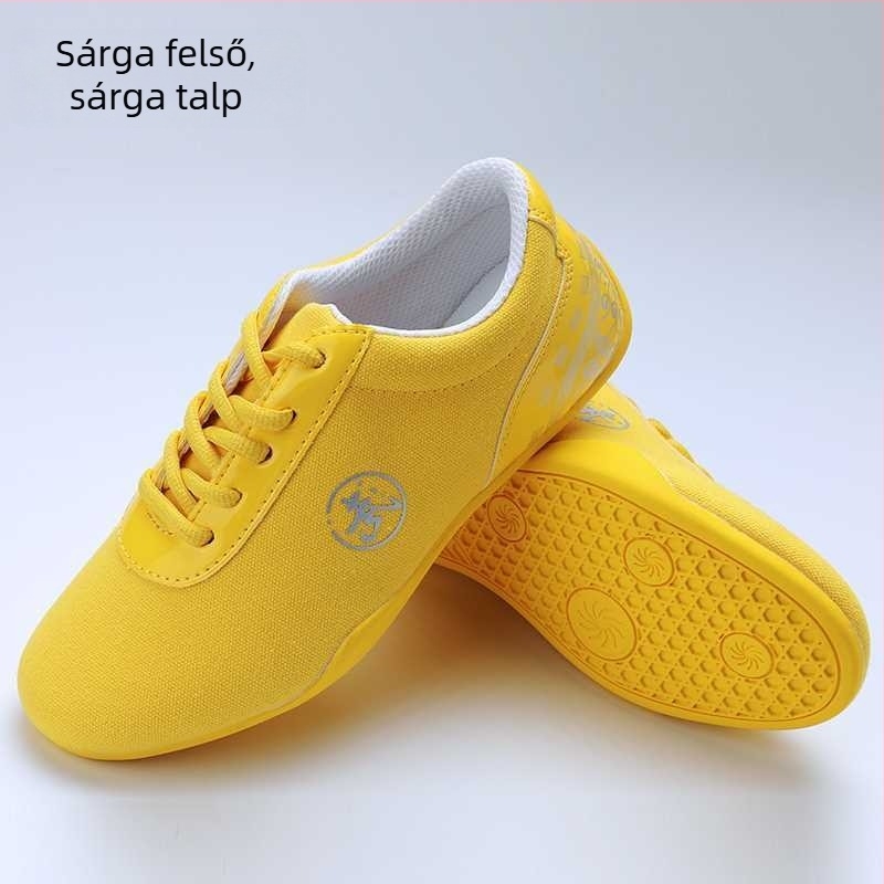 Taijiquan edzésre cipő (Felsőrész: pamut; Stílus: kínai; Termékkategória: tigrisfej cipő; Kor: 1-3 év)