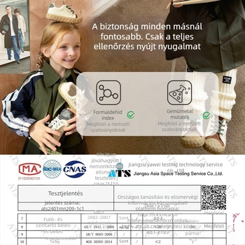 Gyerekeknek való vászoncipő Velcro-záras - Uniszex, alacsony felső rész, TPR talp, pamut bélés