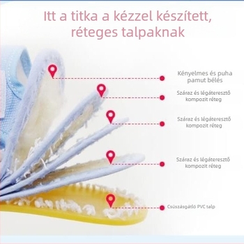 Gyerekeknek készült kézzel készített vászoncipők többszörös talppal, izzadságot felszívó és légáteresztő, tavasz–ősz, Old Beijing stílus, fiúk és lányok számára, csecsemőknek és kisgyermekeknek