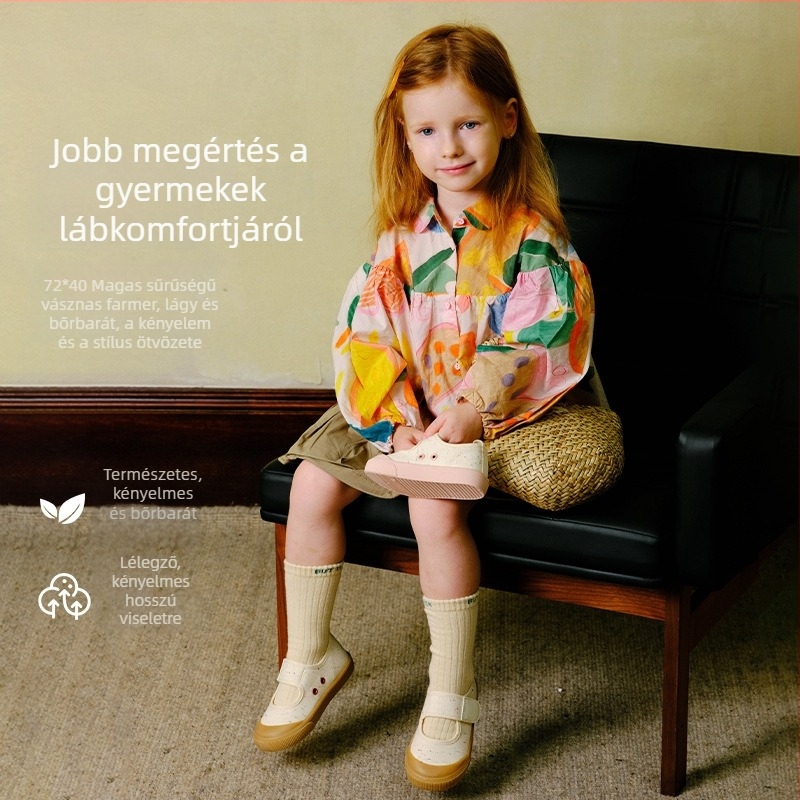 TOPSTAR Gyerek Vászoncipő - uniszex, Velcro-zár, alacsony bokavonal, vászon felsőrész, TPR talp