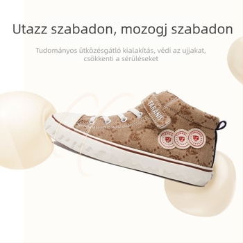 Tarannis Kids Őszi Magas Szárú Vászoncipők Fiúknak, Skate Cipők Diákoknak
