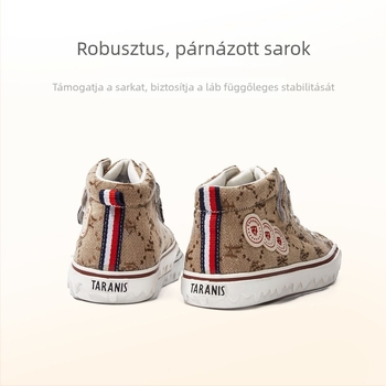 Tarannis Kids Őszi Magas Szárú Vászoncipők Fiúknak, Skate Cipők Diákoknak
