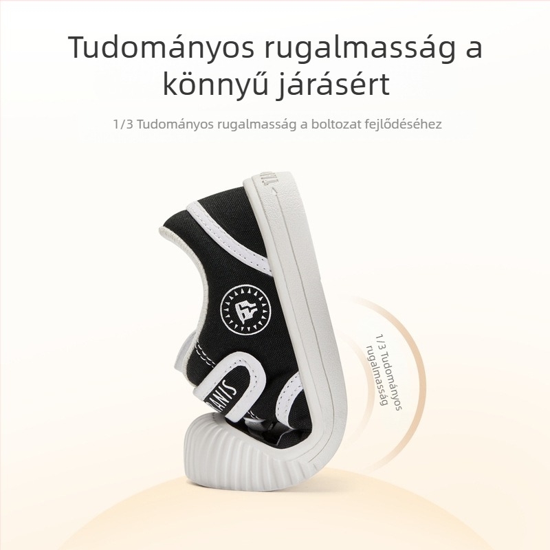 Taranis gyerekeknek vászoncipő, ősz, puha talpú, lélegző, csúszásmentes, fiúknak és lányoknak, beltéri cipő óvodába