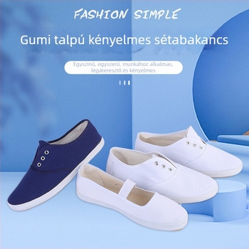 Tai Chi vászon beltéri edzőcipő, légáteresztő, rugalmas pántos záródás, középmagas felsőrész, 3-5 cm sarok