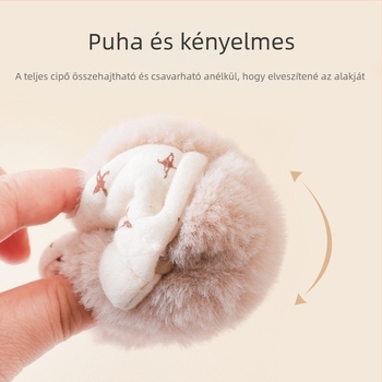 Téli bébi cipők fleece béléssel, vastag és meleg, puha talppal