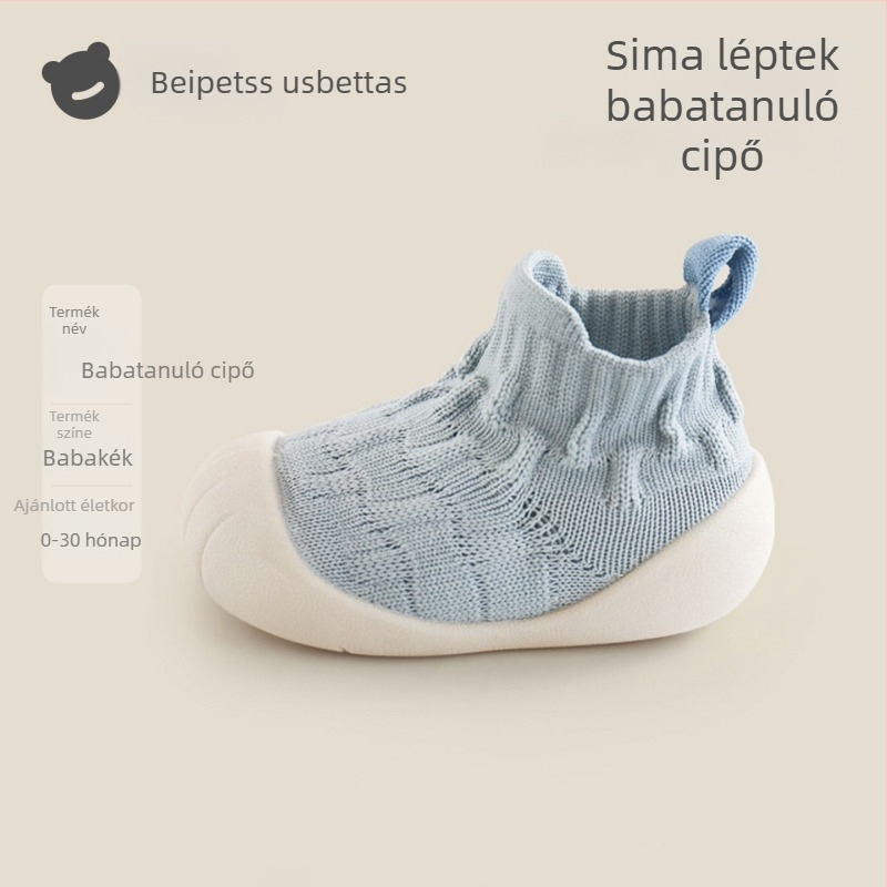 Beites Beltéri cipők babáknak, csúszásmentes, puha talppal, 12-36 hónap, uniszex