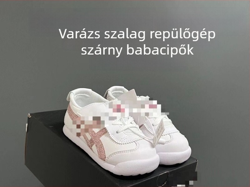 Uniszex kisdedcipő, koreai stílus, PVC felsőrész, 12–36 hónaposoknak