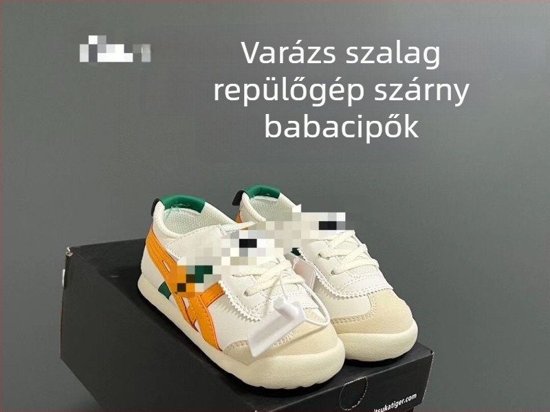 Uniszex kisdedcipő, koreai stílus, PVC felsőrész, 12–36 hónaposoknak